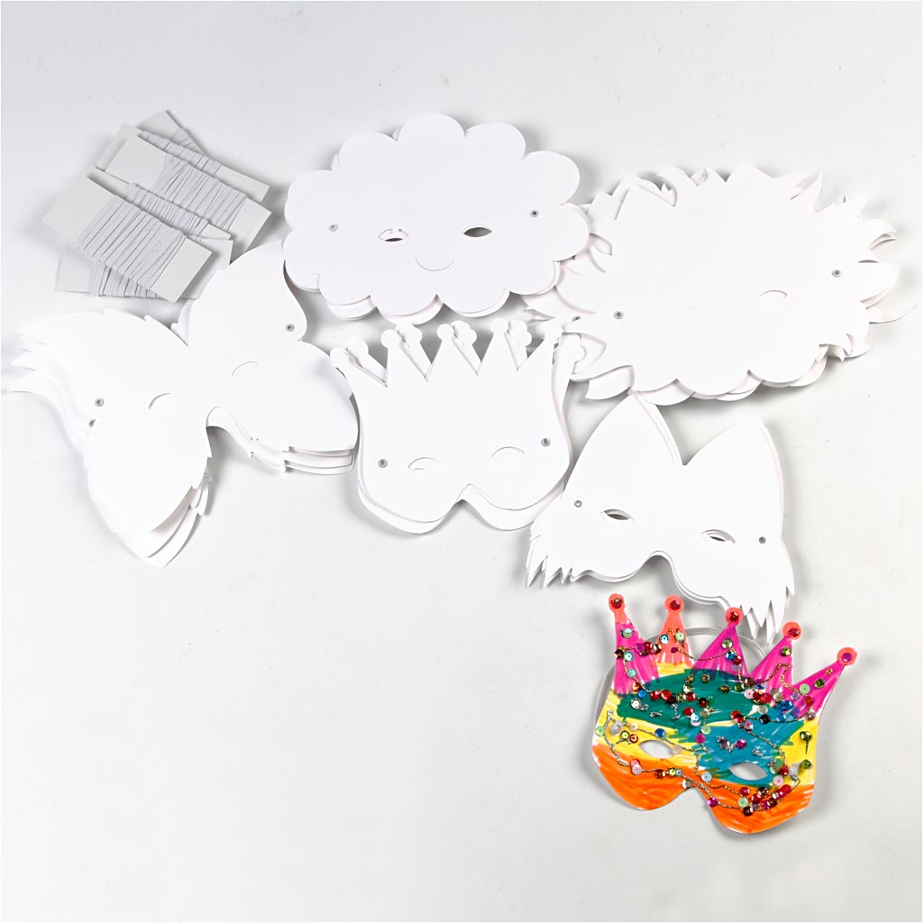 Masks incl. elastic head-band