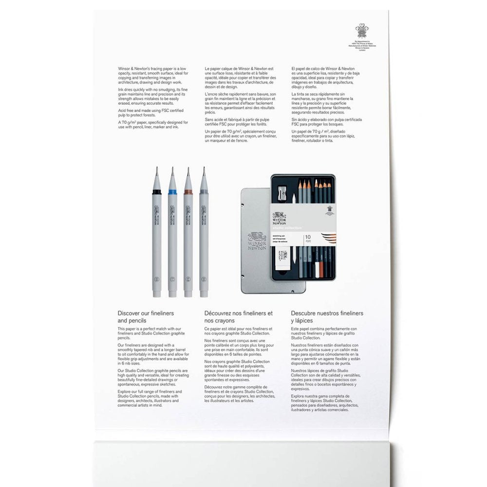Winsor & Newton Tracing Paper Pad - A4