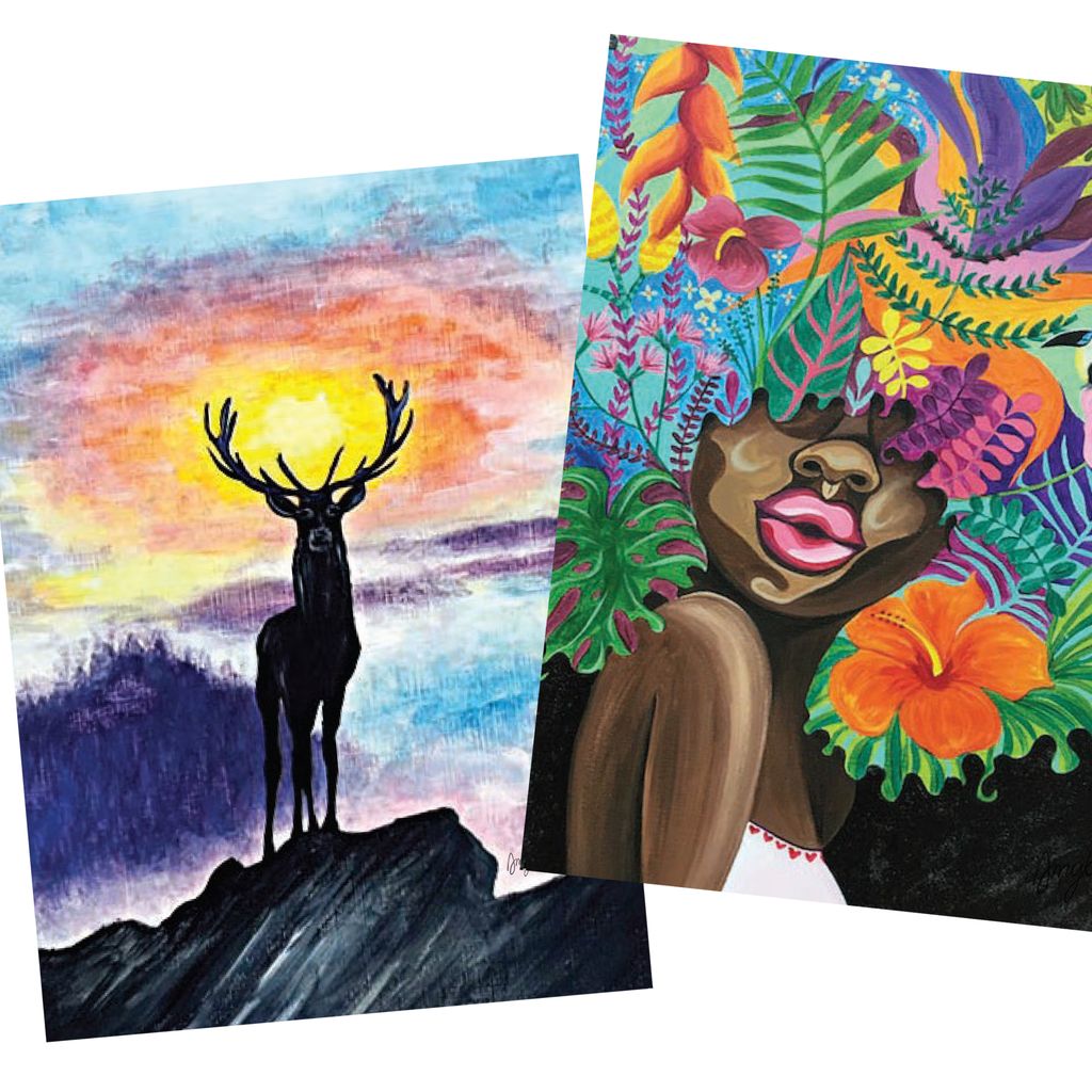 Zieler Acrylic Painting Introductory Set - Paints, Pads and Brushes