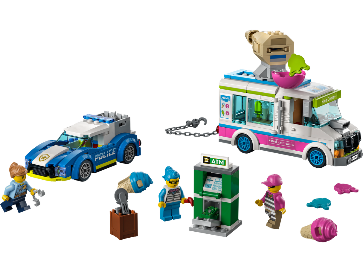 Lego Ice Cream Truck Police Chase