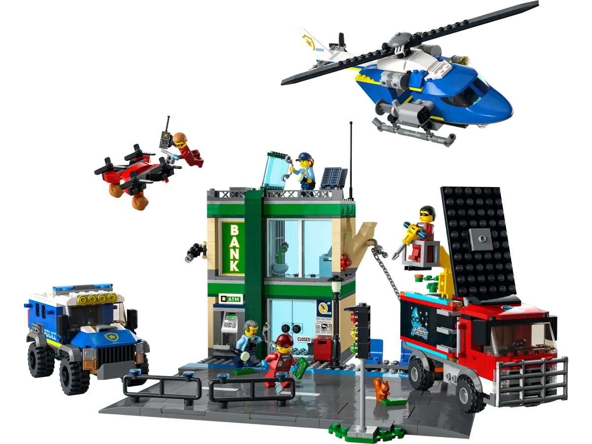 Lego City Police Chase at the Bank