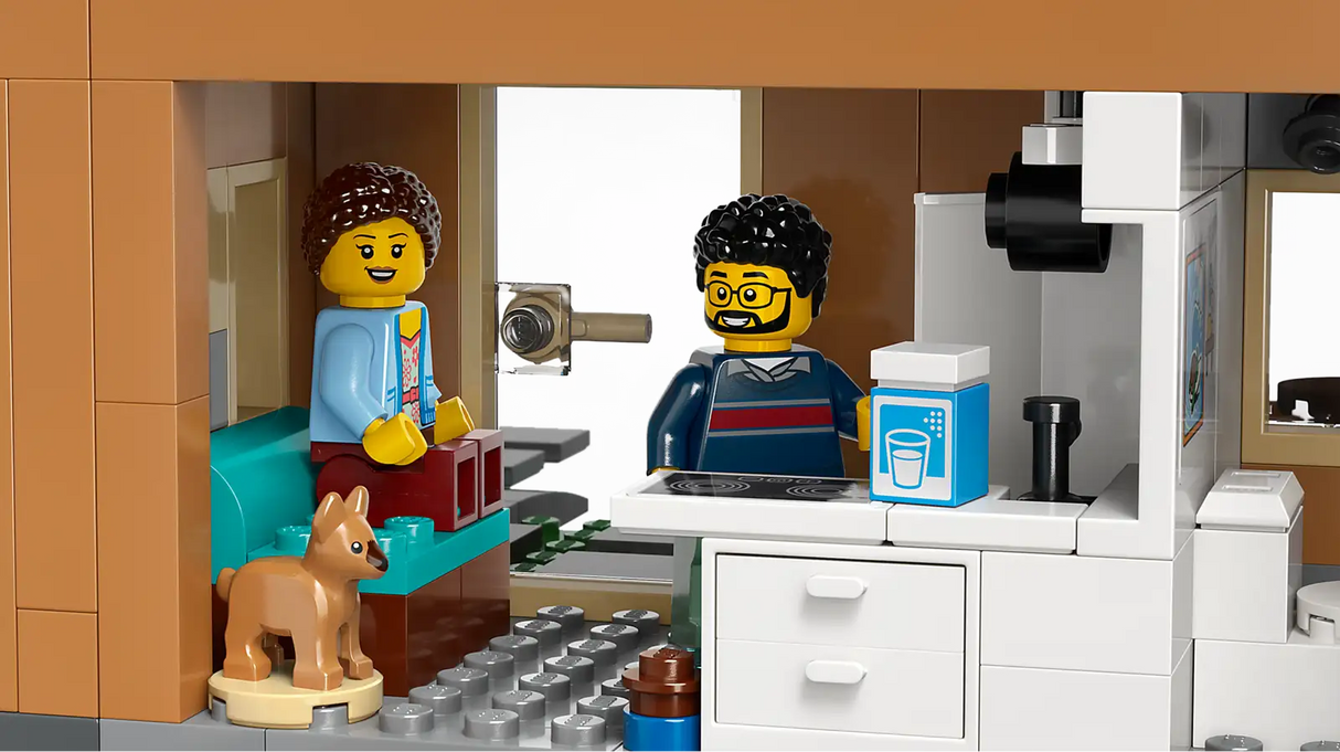 Lego Family House And Electric Car