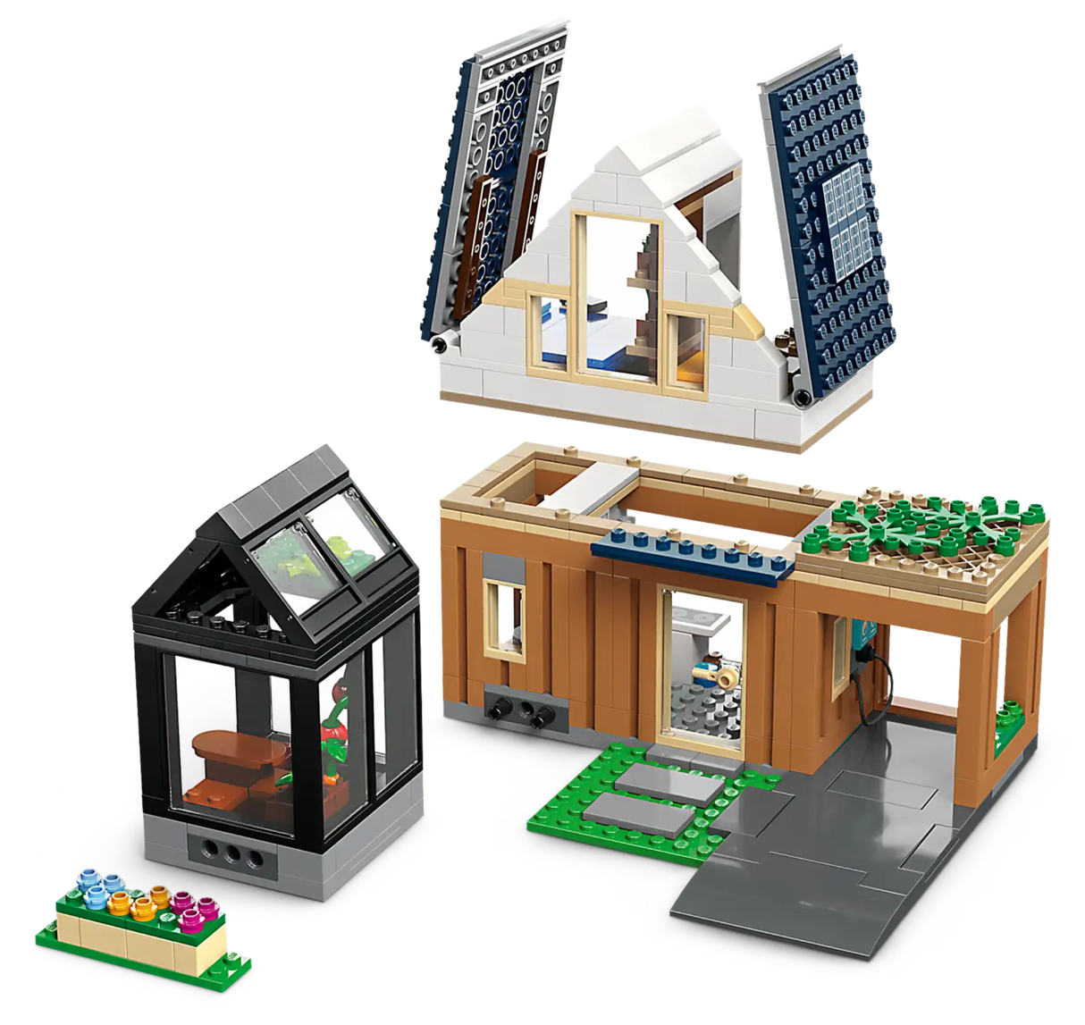 Lego Family House And Electric Car