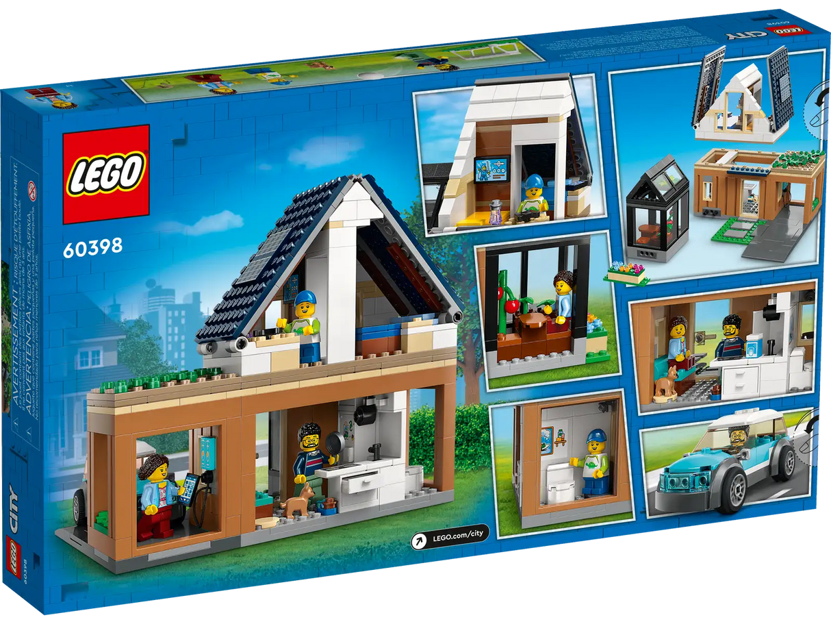 Lego Family House And Electric Car
