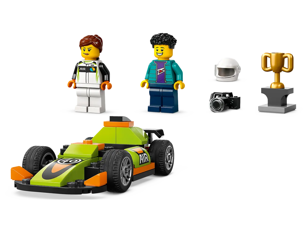 Lego City Green Race Car Set