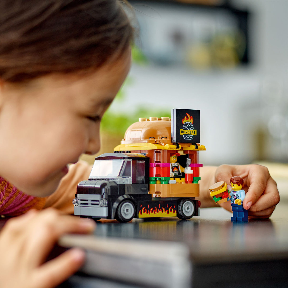 Lego City Burger Van Playset