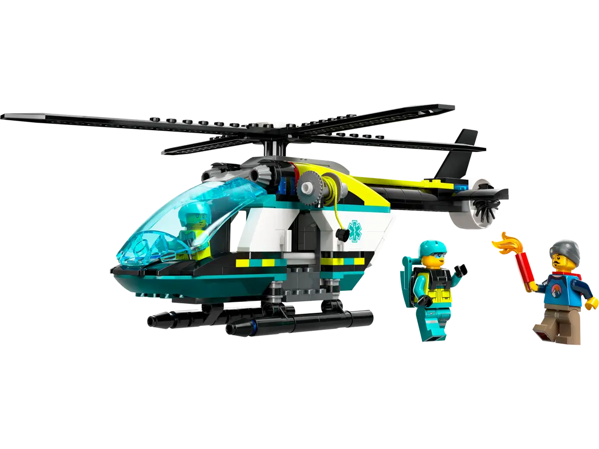 Lego City Emergency Rescue Helicopter Set