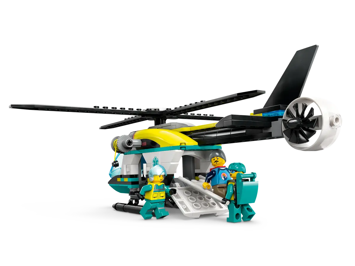 Lego City Emergency Rescue Helicopter Set