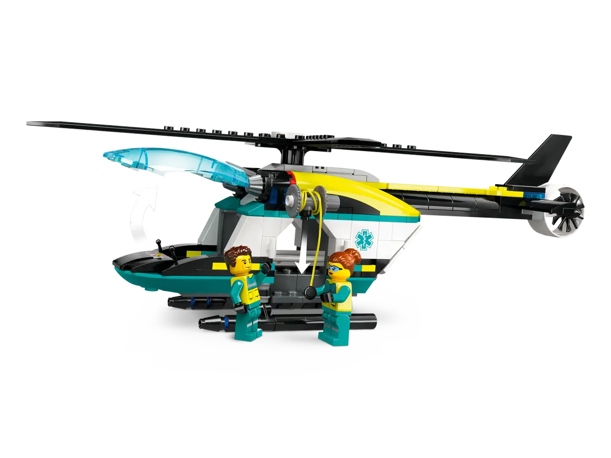 Lego City Emergency Rescue Helicopter Set