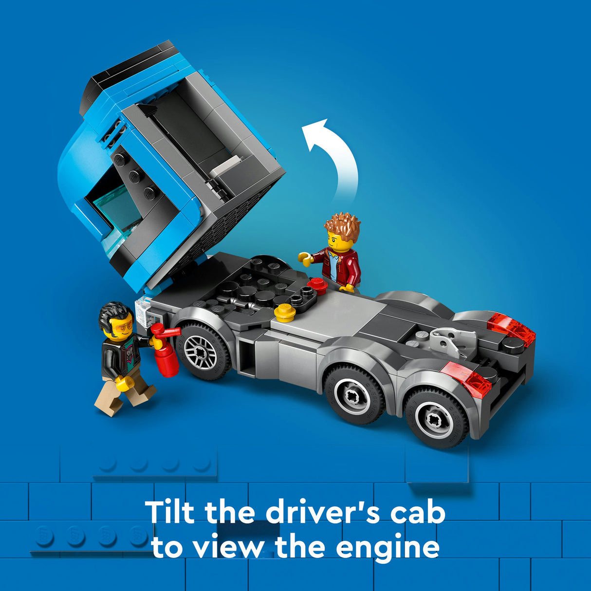 Lego City Car Transporter Truck with Sports Cars