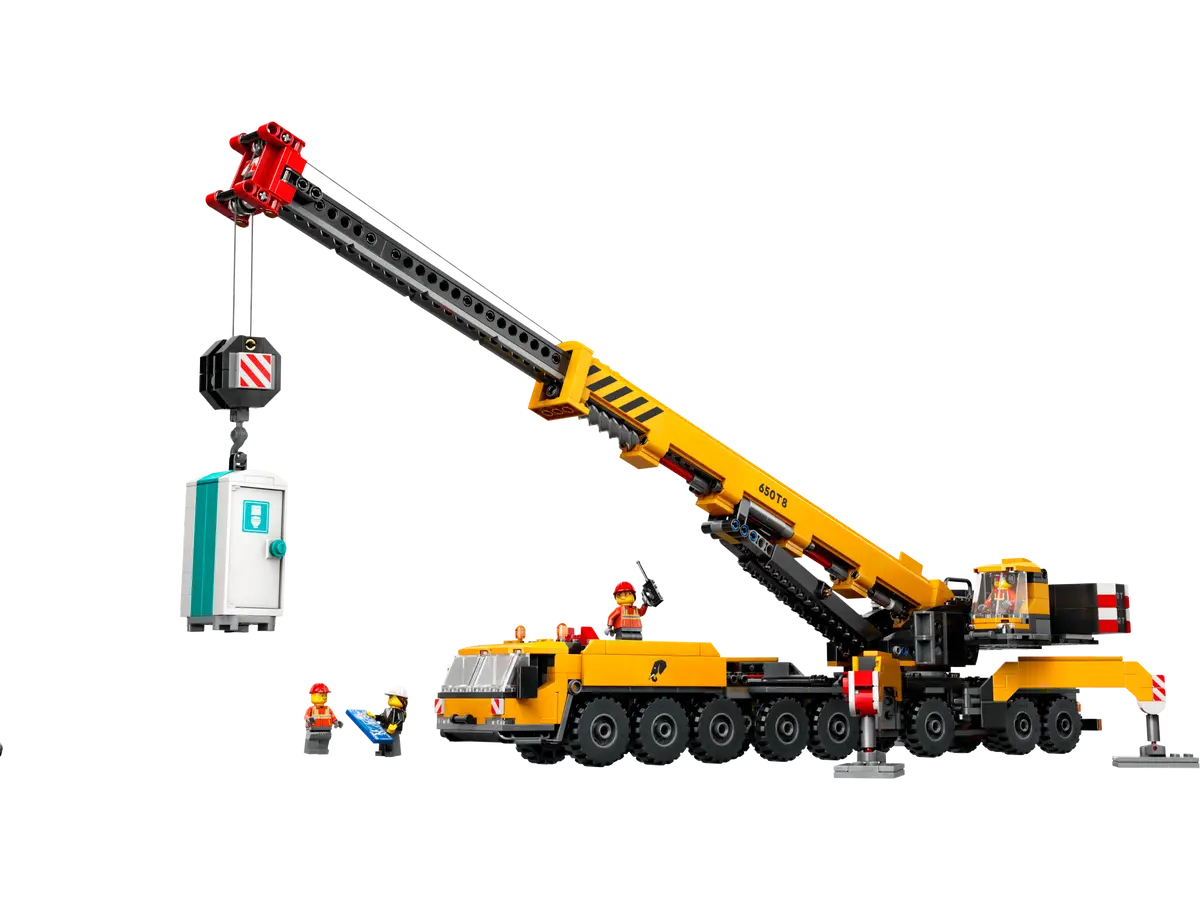 Lego City Yellow Mobile Construction Crane