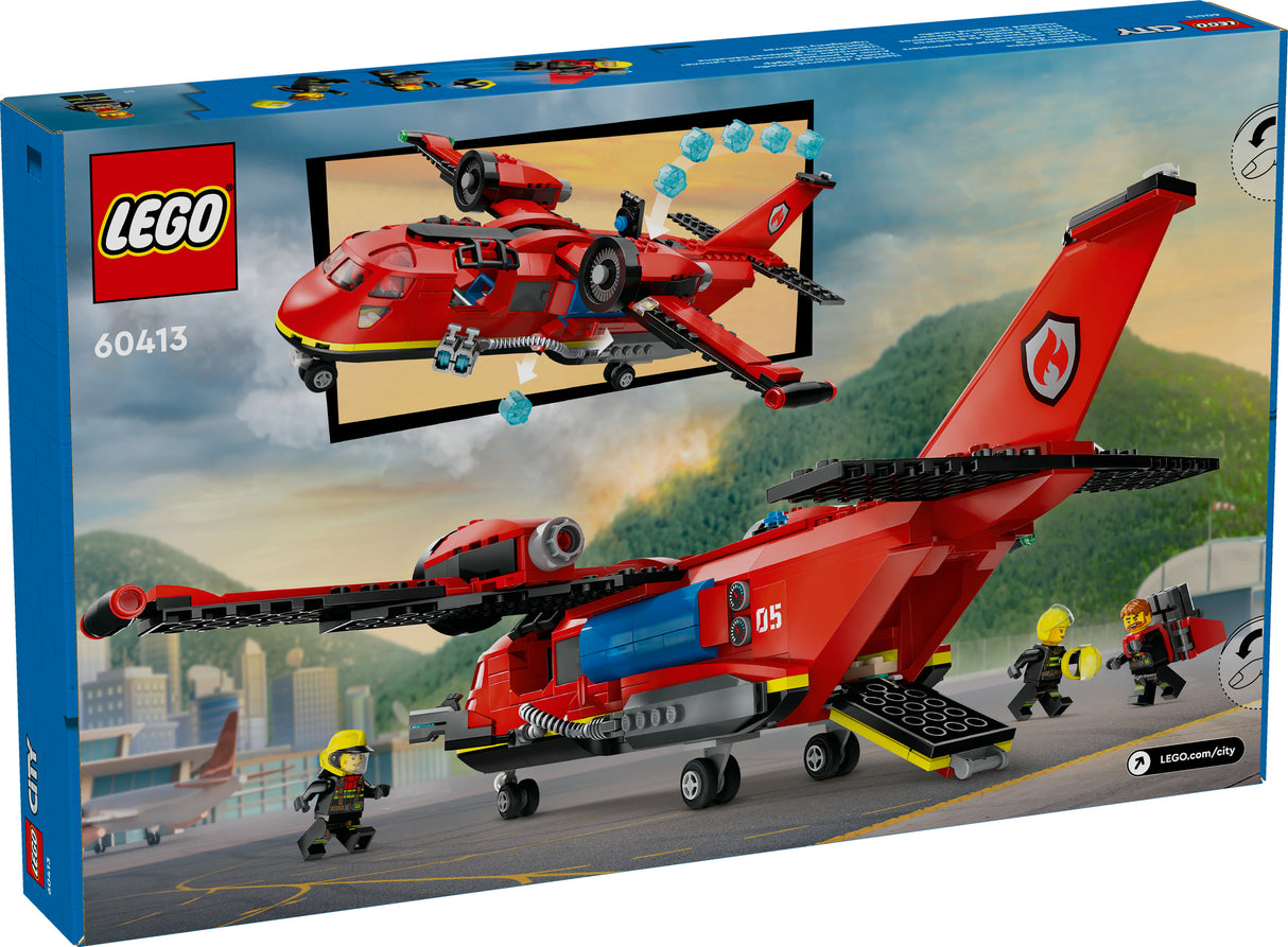 Lego City Fire Rescue Plane Set
