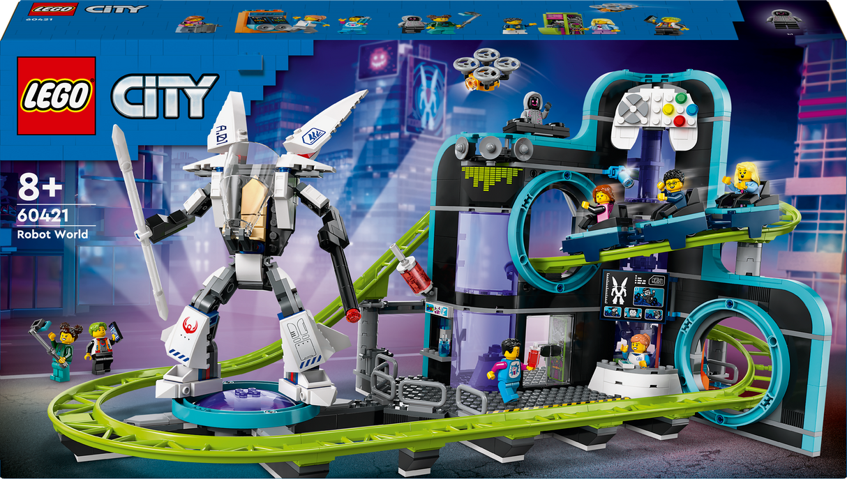 Lego City Robot World Roller-Coaster Park