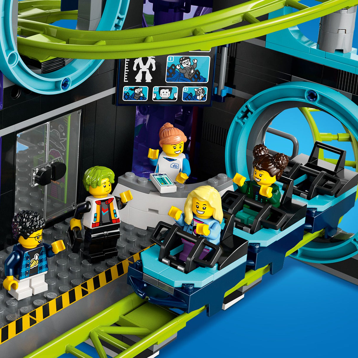 Lego City Robot World Roller-Coaster Park