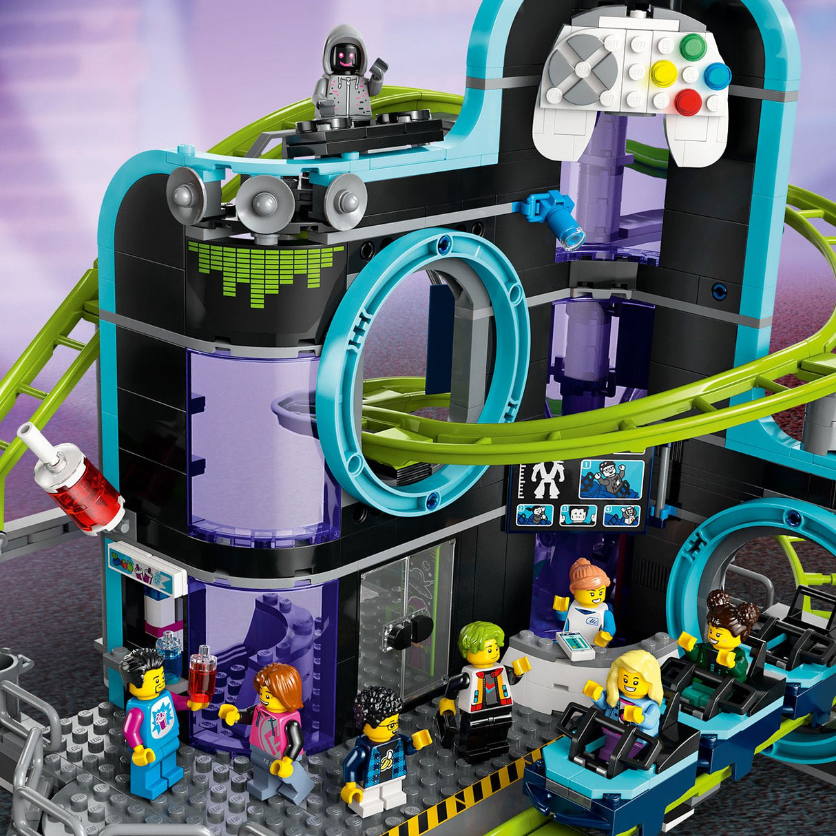 Lego City Robot World Roller-Coaster Park