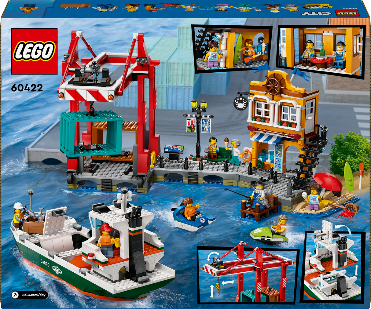 Lego City Seaside Harbor with Cargo Ship
