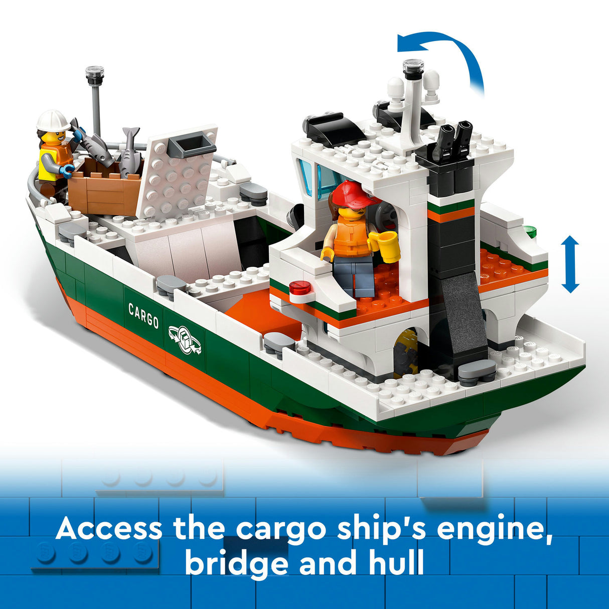 Lego City Seaside Harbor with Cargo Ship