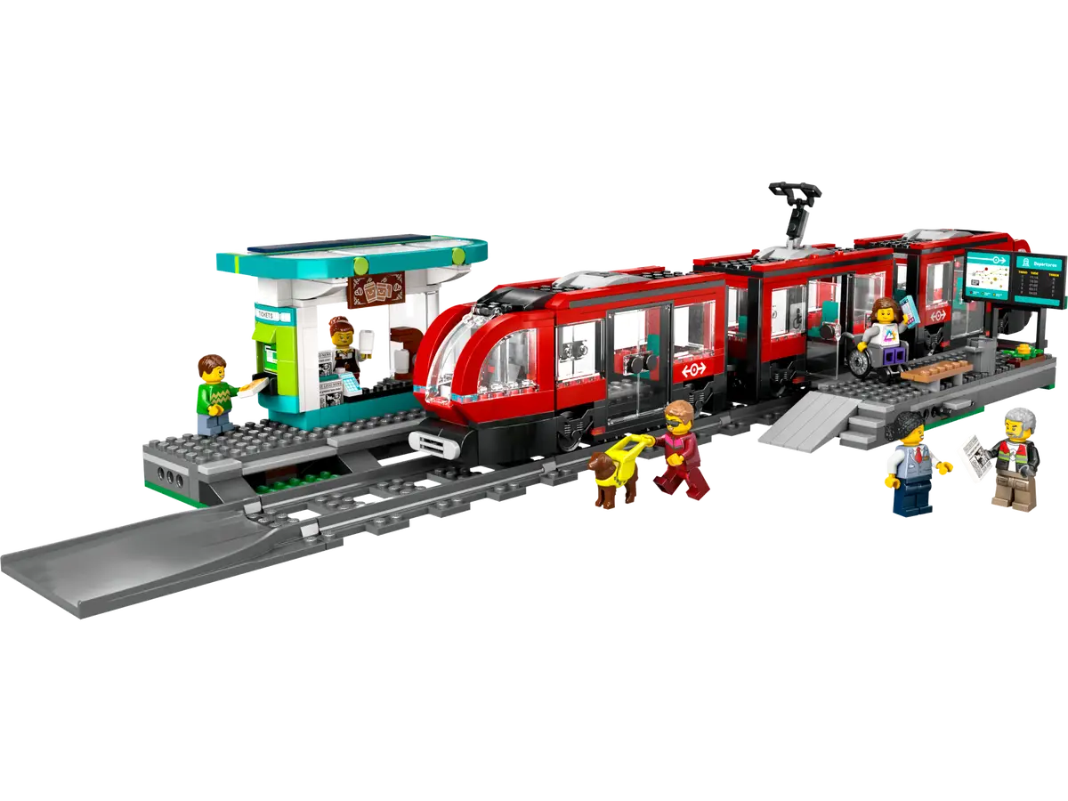 Lego City Downtown Streetcar and Station Set