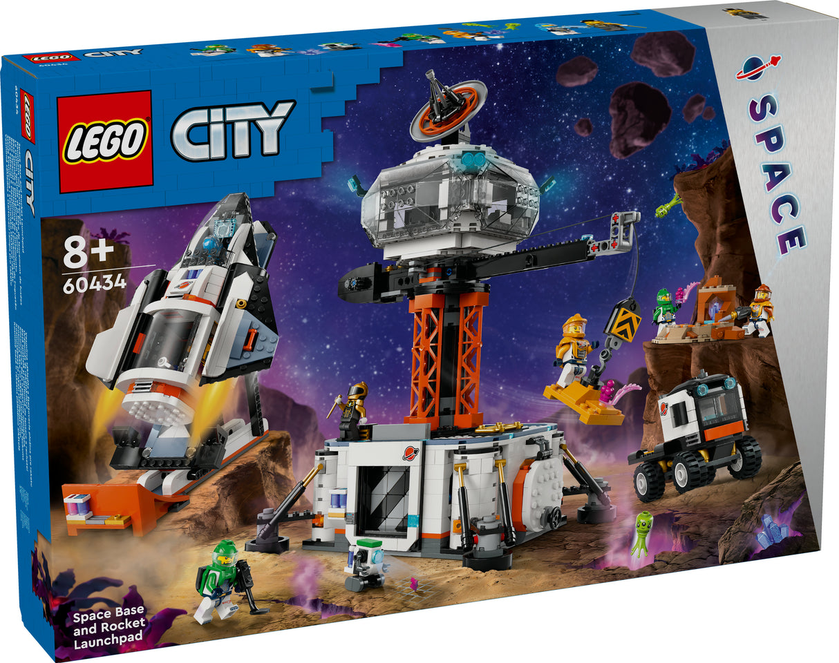 Lego City Space Base and Rocket Launchpad Set