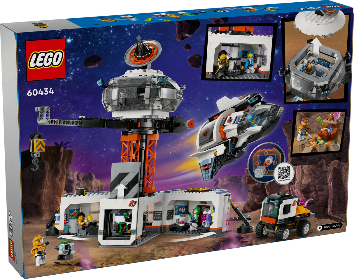 Lego City Space Base and Rocket Launchpad Set