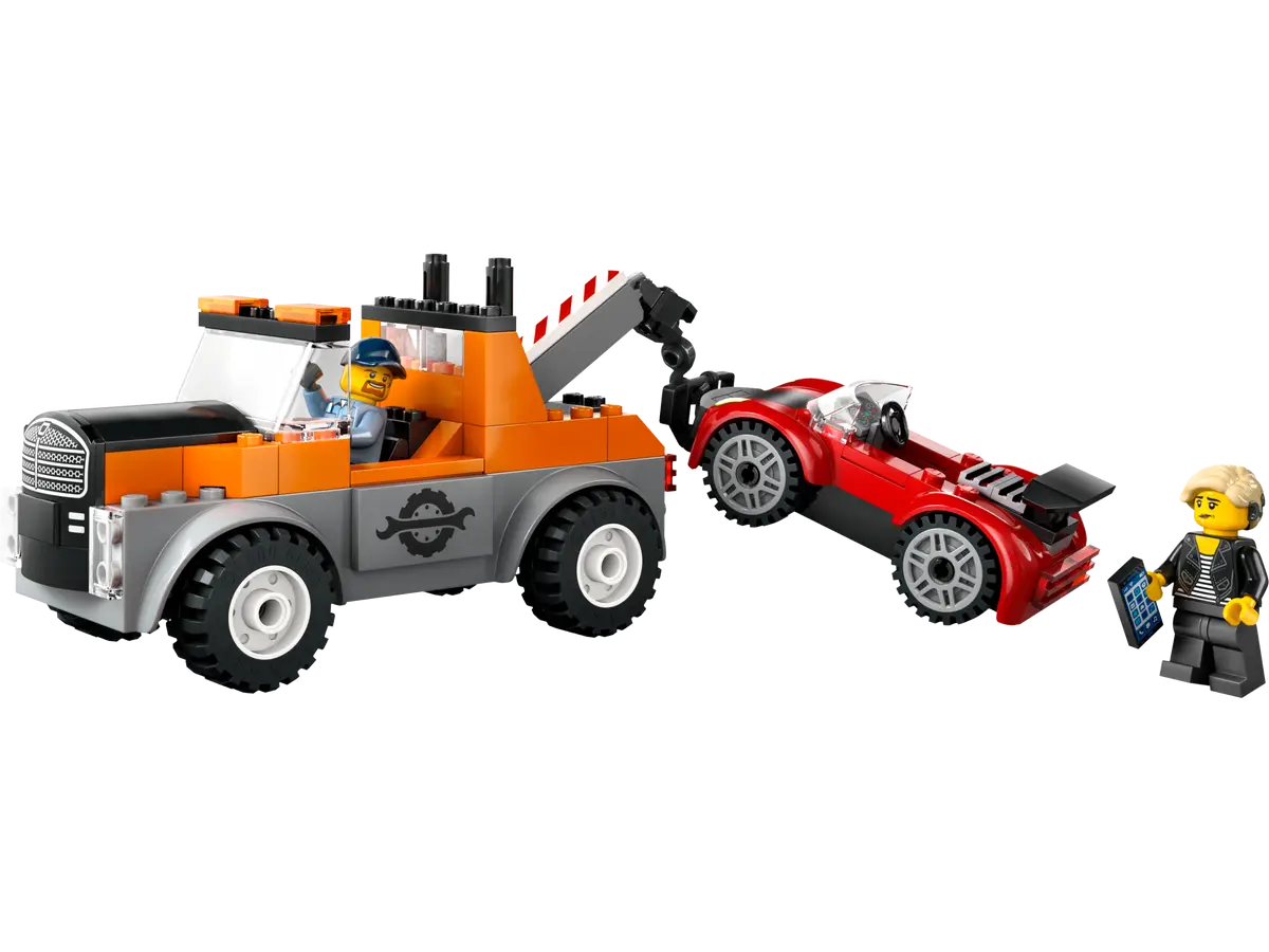 Lego City Tow Truck and Sports Car Repair