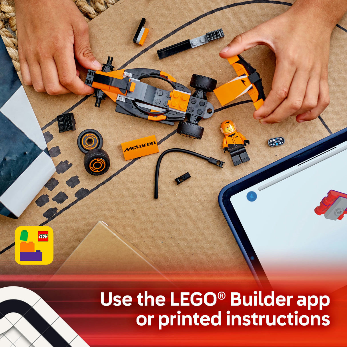 Lego City - F1® Driver with McLaren Race Car