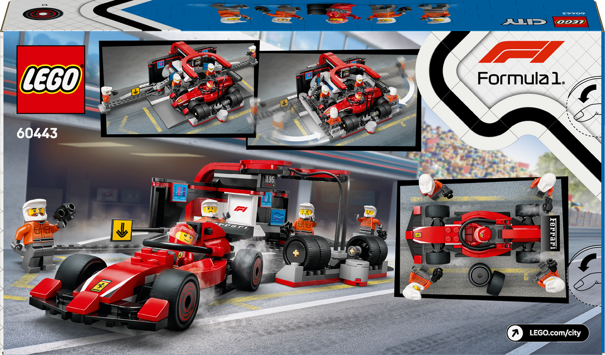 Lego City - F1® Pit Stop & Pit Crew with Ferrari Car