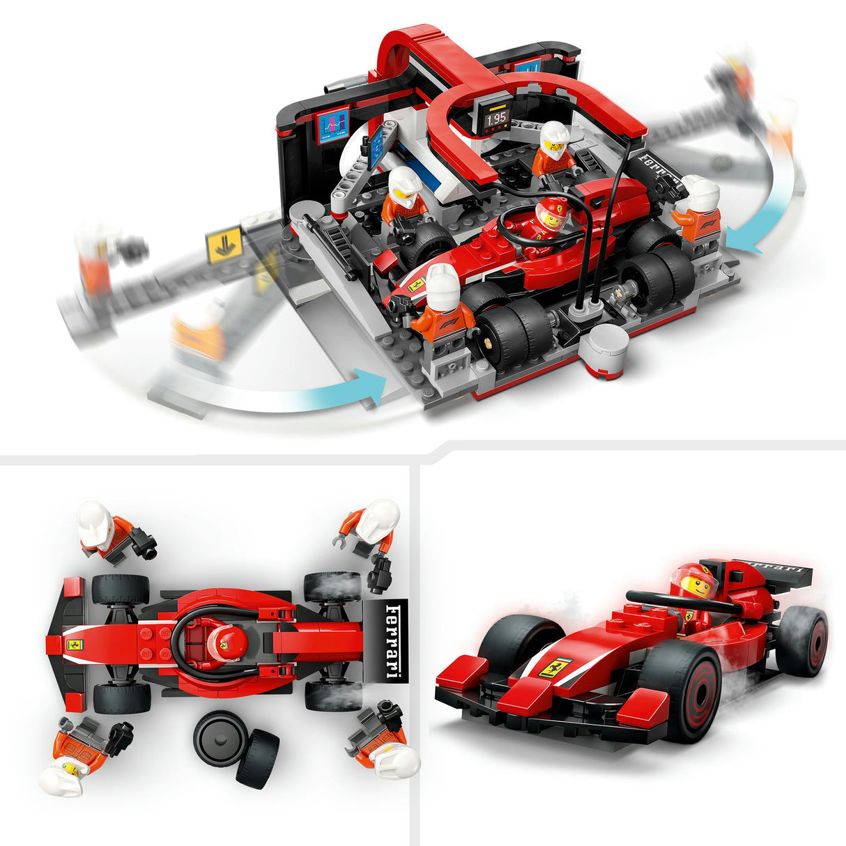Lego City - F1® Pit Stop & Pit Crew with Ferrari Car