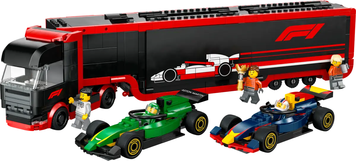 Lego City - F1® Truck with RB20 & AMR24 F1® Cars