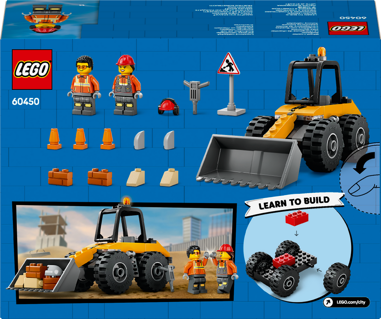 Lego City - Yellow Construction Wheel Loader