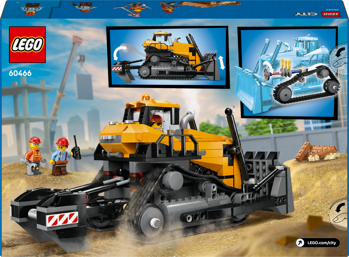 Lego City - Yellow Bulldozer with Front Loader