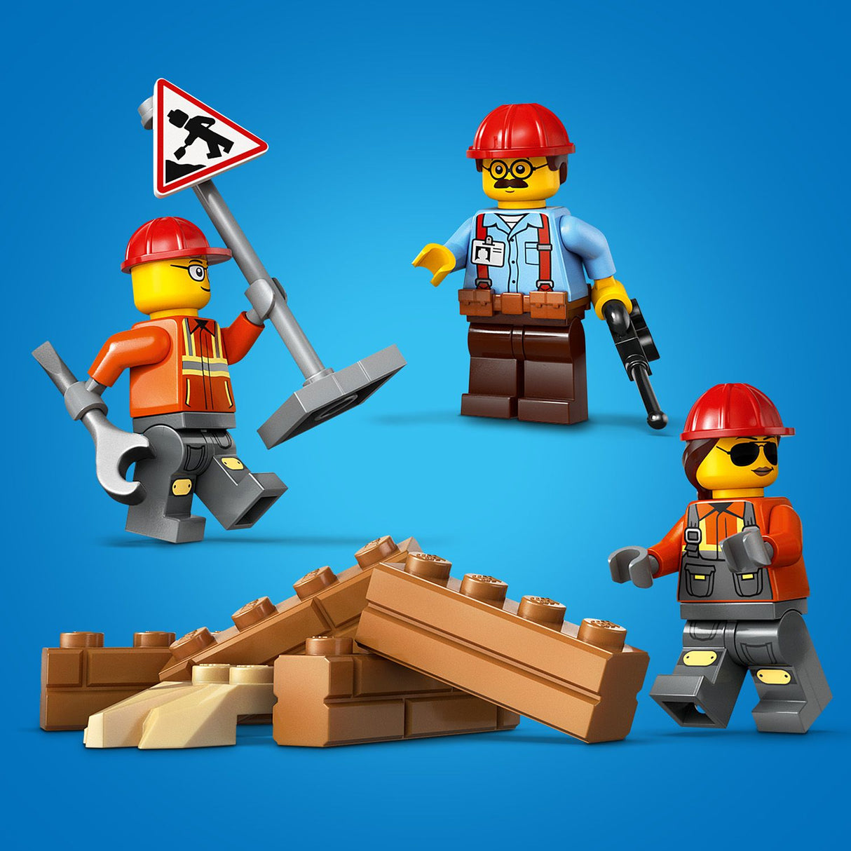 Lego City - Yellow Bulldozer with Front Loader