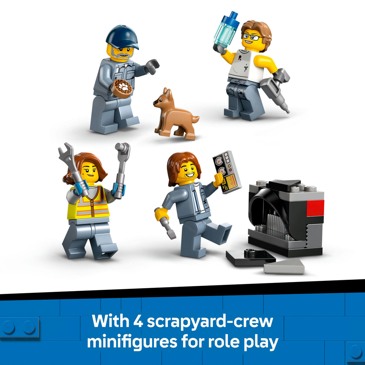 Lego City - Scrapyard with Cars