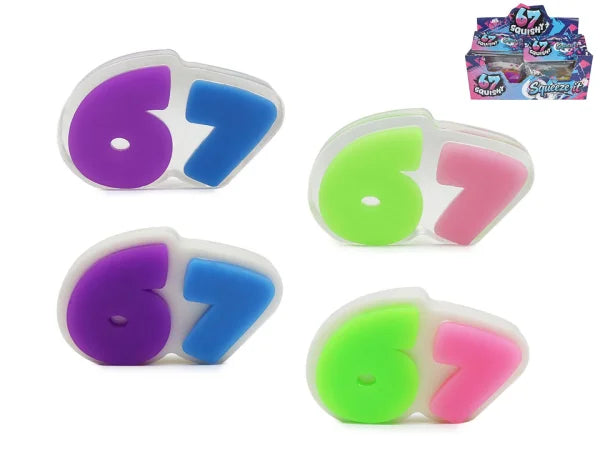 Six Seven Squishy 8cm (Assortment)