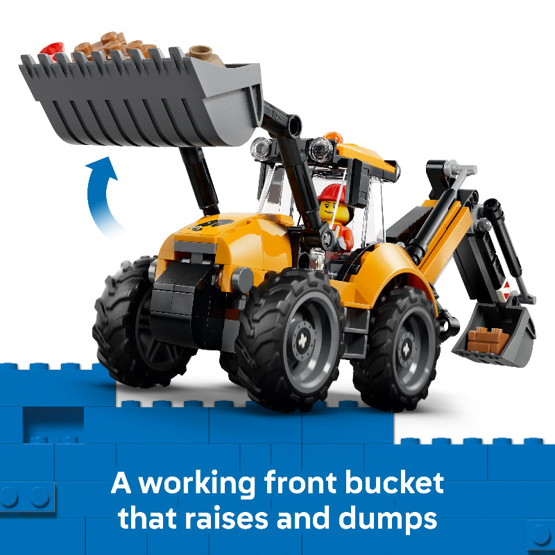 LEGO City - Yellow Backhoe Loader