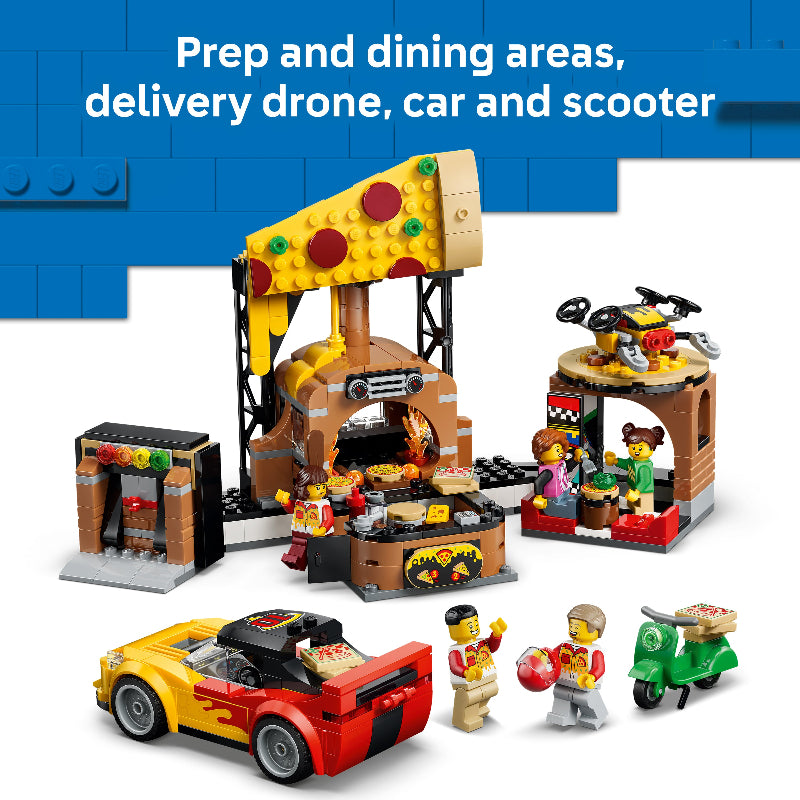 LEGO City - Pizza Delivery Experience with Vehicles