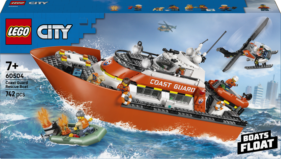 LEGO City - Coast Guard Rescue Boat & Helicopter
