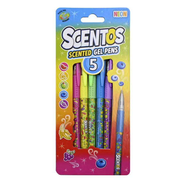 Scentos Scented Gel Pens Assortment (5 Pack)