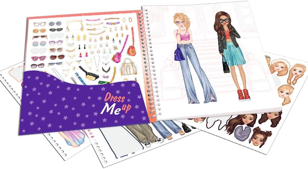 TOPModel Dress Me Up Sticker Book