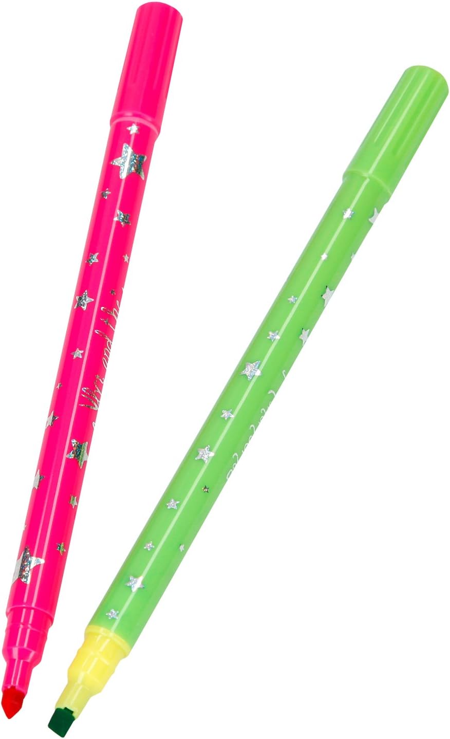 Duo Fibre Tip Pens Magic 11 Fibre-Tip Pens with a Round and a Flat Brush Tip