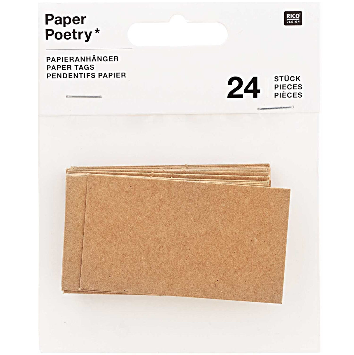 Paper Cards Kraft FSC Mix (24 Pieces)