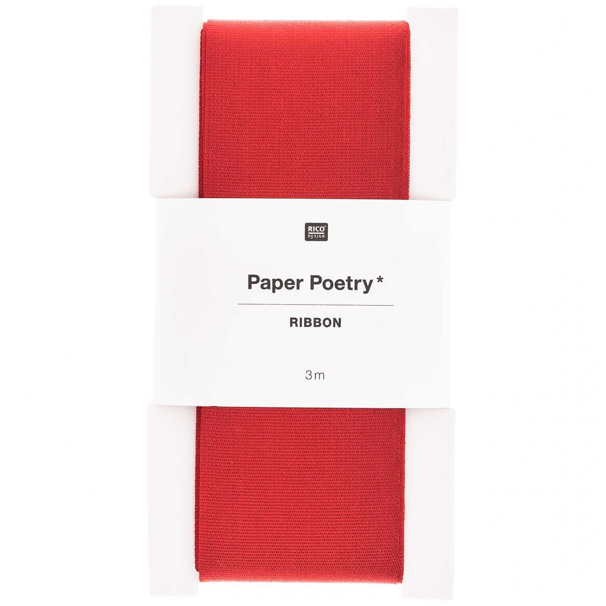 Paper Poetry Taffeta Ribbon 38mm 3m - Red