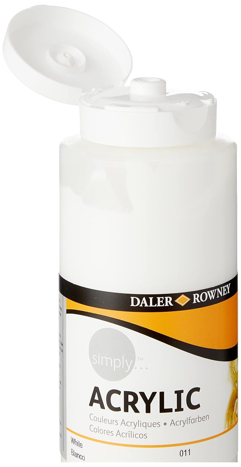 Daler Rowney Simply Acrylic Paint 750ml - White