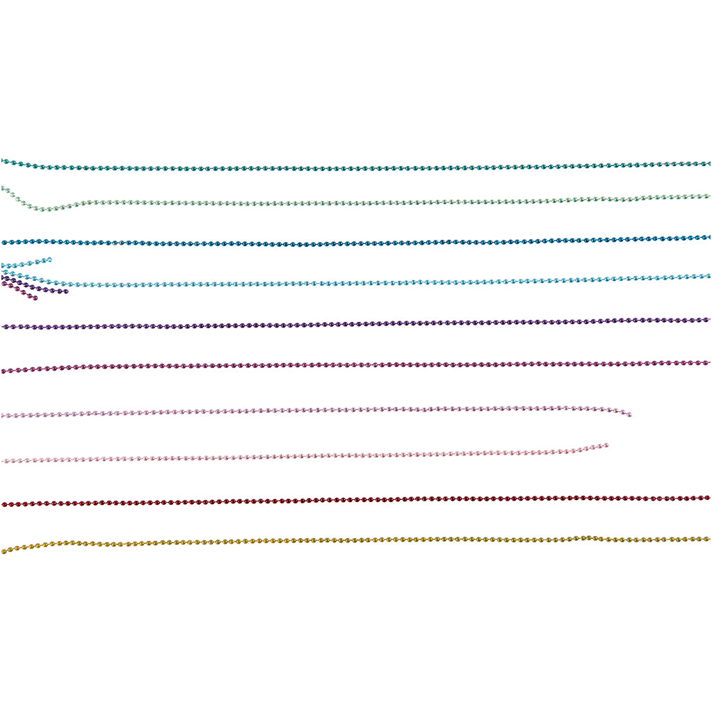 Coloured Bead Chains