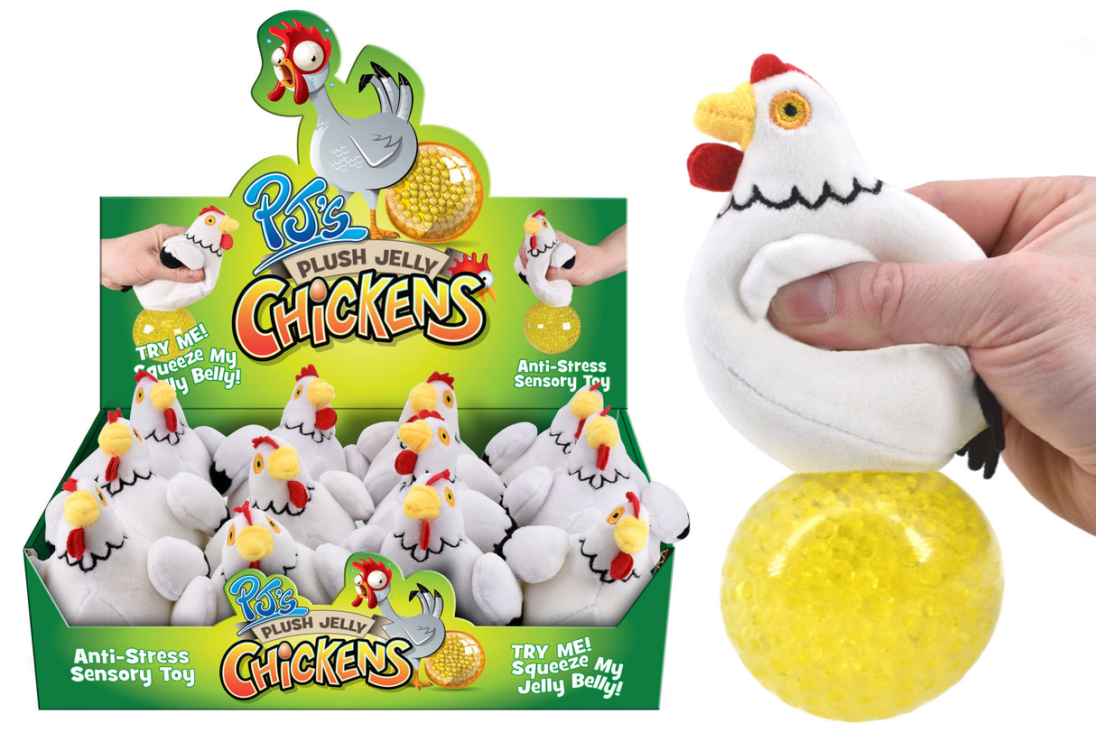 Plush Jelly Squeezers Chicken Toy
