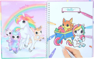 Ylvi Unicorn Colouring Book With Pen Set