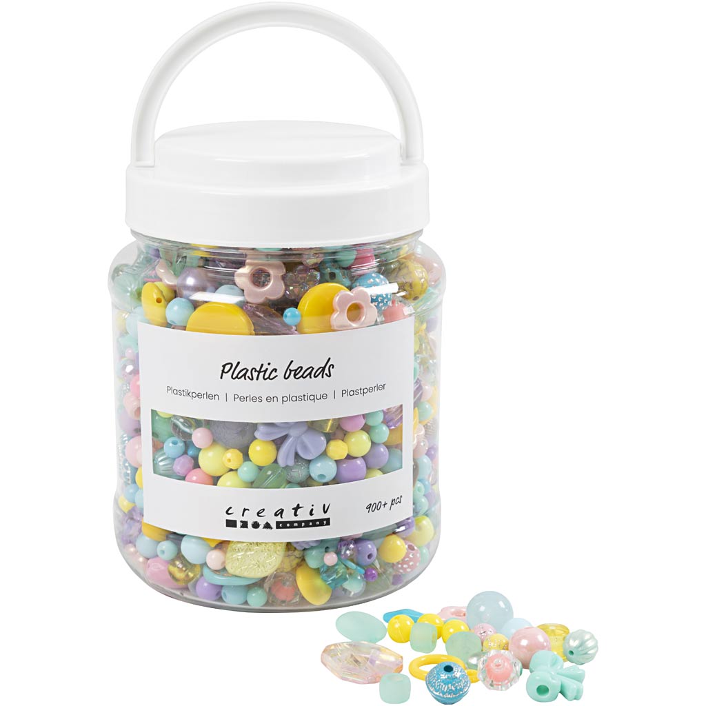 Plastic beads
