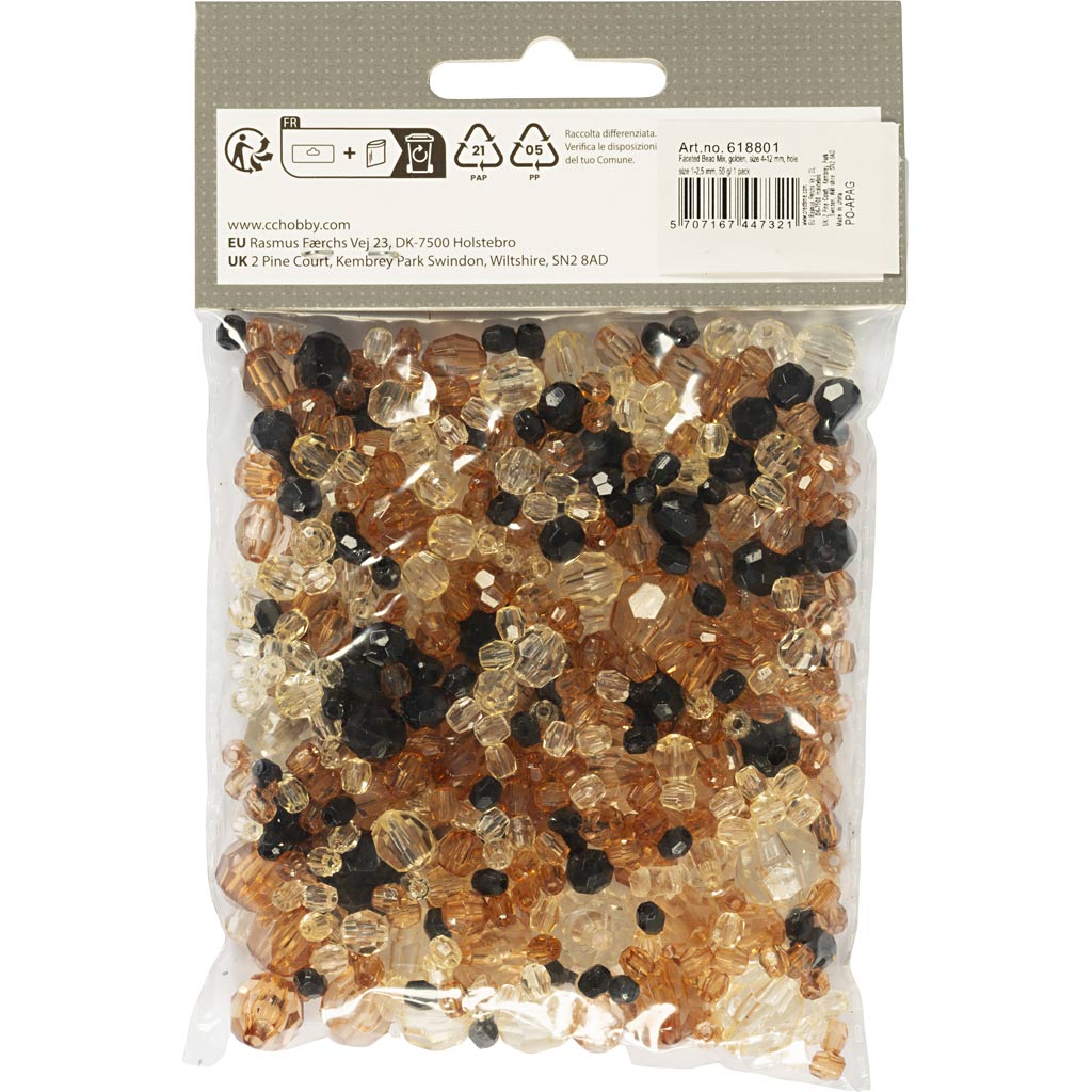 Faceted Bead Mix