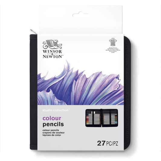 Winsor Newton Studio Collection Colour Pencils Wallet 26 Set