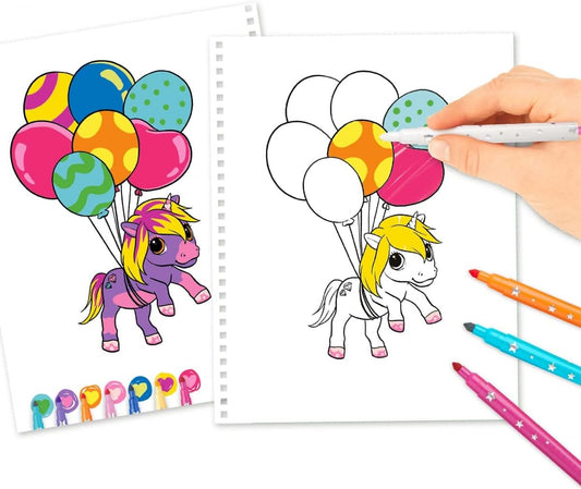 Ylvi Unicorn Colouring Book With Pen Set